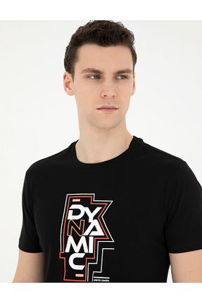 تیشرت مشکی مردانه اسلیم فیت Pierre Cardin - کد 829187158