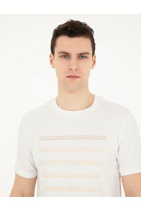 تیشرت نباتی مردانه اسلیم فیت Pierre Cardin - کد 829188326