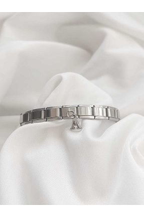 دستبند استیل (فولاد) متالیک زنانه استیل (فولاد) bijoux uniques - کد 873785601