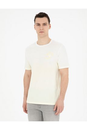 تیشرت نباتی مردانه رگولار Pierre Cardin - کد 829295895