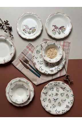 سرویس غذاخوری رنگی 6 نفره PORSER - کد 873790478