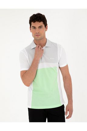 پولوشرت سفید مردانه %100 پنبه Pierre Cardin - کد 832142601