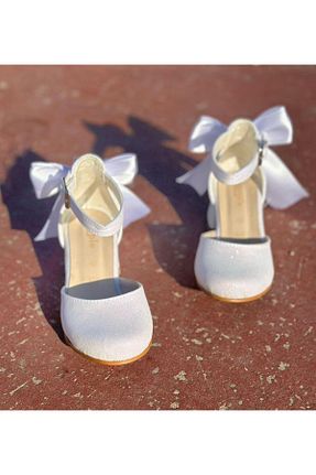 کفش پاشنه بلند کلاسیک طوسی بچه گانه چرم مصنوعی Surpie Shoes - کد 873788808