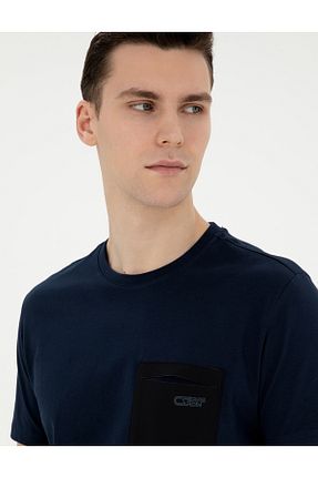 تیشرت سرمه ای مردانه رگولار Pierre Cardin - کد 827846787