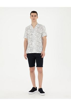 شلوارک و برمودا سرمه ای مردانه اسلیم Pierre Cardin - کد 829651752