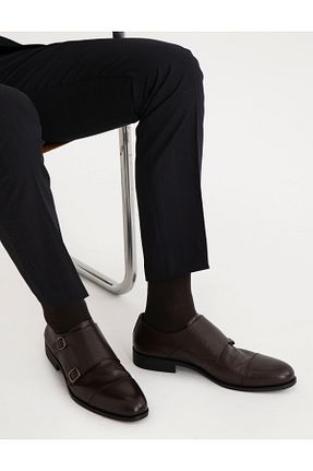 کفش کلاسیک قهوه ای مردانه پاشنه کوتاه (1 - 4 سانتی متر) Pierre Cardin - کد 833149754