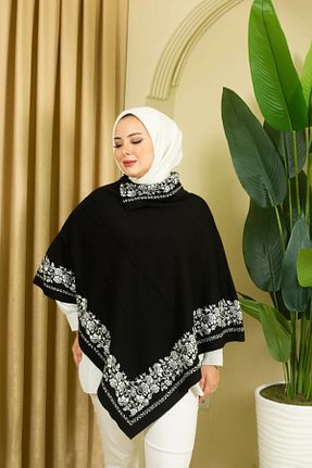 پانچو مشکی زنانه لیکرا dignus - کد 903069549