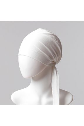 روسری سفید %100 پنبه teksmarketim - کد 873806156