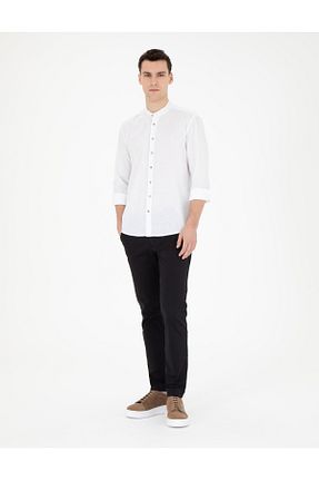 شلوار سفید مردانه پارچه Pierre Cardin - کد 829107986
