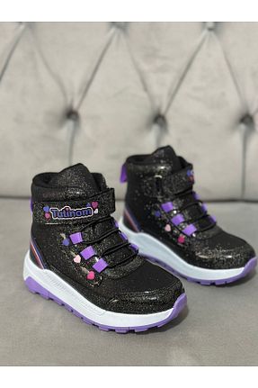 بوت / نیم بوت مشکی بچه گانه چرم مصنوعی kidsfeet - کد 873822787