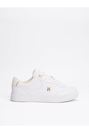 کفش اسنیکر سفید زنانه بند دار Tommy Hilfiger - کد 872150596