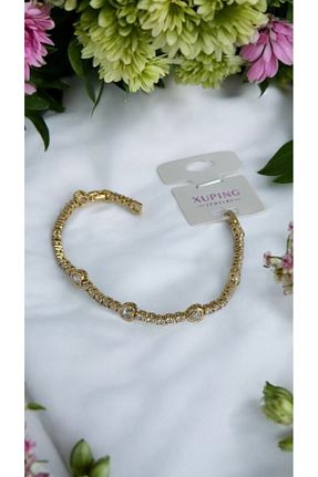 دستبند استیل (فولاد) خاکی زنانه استیل ضد زنگ İNN JEWELLERY - کد 873847923