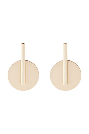 گوشواره جواهر طلائی فلزی Parfois - کد 873856107