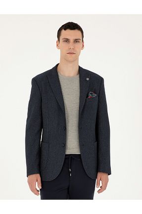 کت سرمه ای مردانه اسلیم فیت Pierre Cardin - کد 856657376