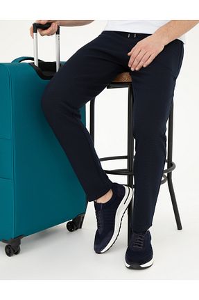 کفش اسنیکر سرمه ای مردانه بند دار Pierre Cardin - کد 833158507