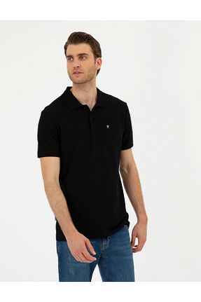 پولوشرت مشکی مردانه رگولار Pierre Cardin - کد 833184542