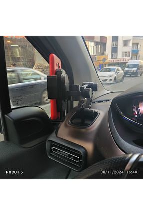هولدر گوشی داخل خودرو مشکی Toprakshop - کد 873908389