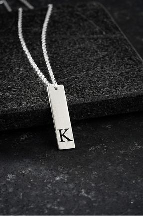 گردنبند نقره طوسی مردانه 925 عیار Vetro Silver - کد 873910323