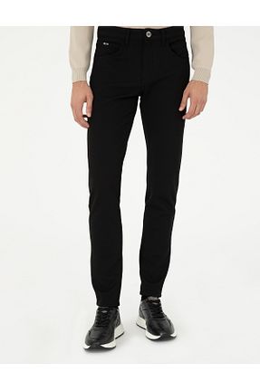 شلوار مشکی مردانه پارچه Pierre Cardin - کد 852125025