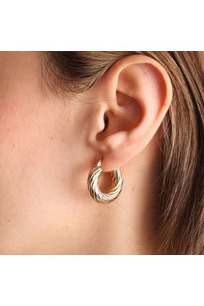 گوشواره طلا رنگی زنانه 14 عیار Sembol Gold - کد 193505159