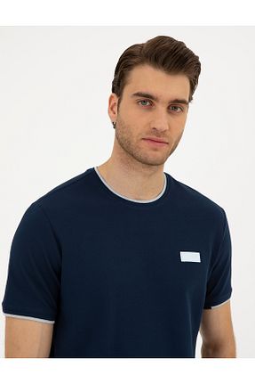 تیشرت سرمه ای مردانه اسلیم فیت Pierre Cardin - کد 833219032