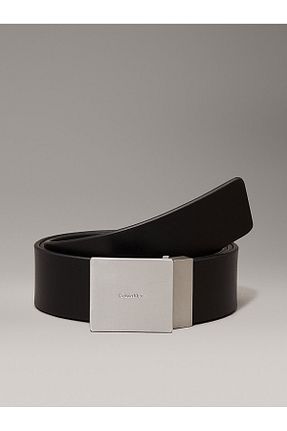 کمربند مشکی مردانه چرم مصنوعی Calvin Klein - کد 873926468