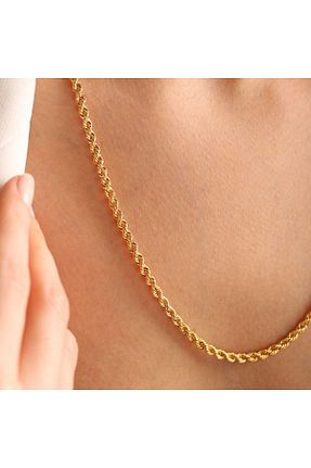 گردنبند طلا رنگی زنانه 8 عیار Sembol Gold - کد 720117725