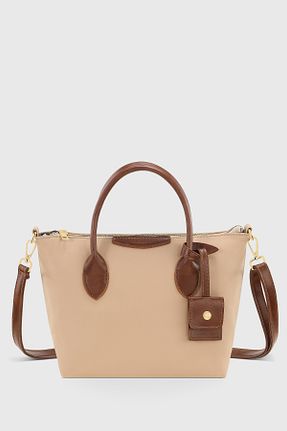 کیف دستی بژ زنانه چرم مصنوعی Housebags - کد 873928902
