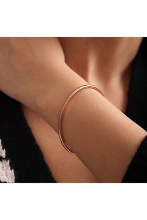 دستبند طلا طلائی زنانه 14 عیار Sembol Gold - کد 848265226
