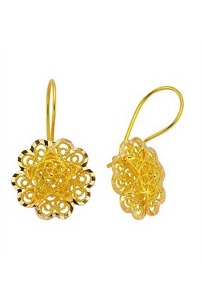 گوشواره طلا طلائی زنانه 14 عیار Sembol Gold - کد 42016397