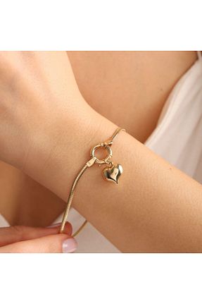 دستبند طلا رنگی زنانه 14 عیار Sembol Gold - کد 469969549