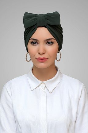 کلاه شنای حجاب خاکی زنانه HÜRREM BONE - کد 215075283