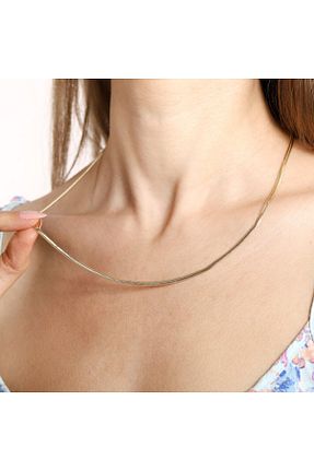 گردنبند طلا طلائی زنانه 14 عیار Sembol Gold - کد 81162744