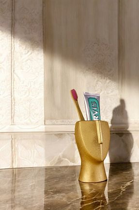 جای مسواک طلائی Beton Evene - کد 833066832