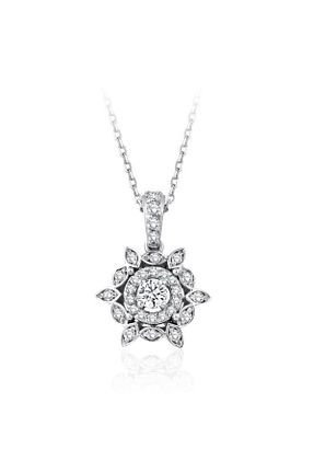 گردنبند الماس برلیان Sembol Gold - کد 41299250