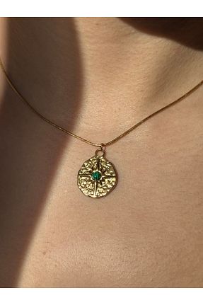 گردنبند استیل ( فولاد ) طلائی زنانه استیل (فولاد) ESMECO - کد 873960628