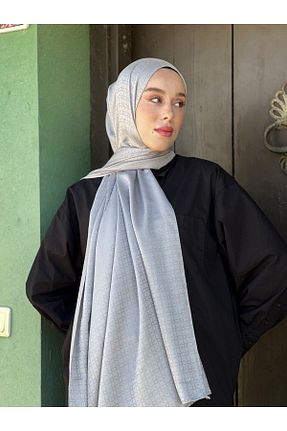 شال طوسی زنانه Modakaşmir - کد 873974649