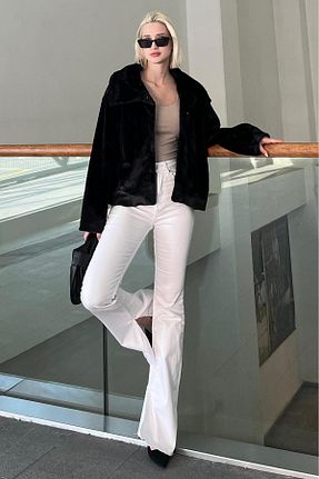 کاپشن مشکی زنانه رگولار Madmext - کد 857642607