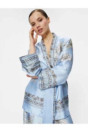 کیمونو و کافتان سبز زنانه پلی استر Koton - کد 832076389