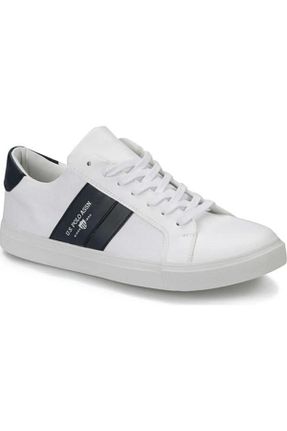 کفش اسنیکر سفید مردانه بند دار U.S. Polo Assn. - کد 874044610