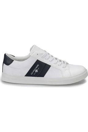 کفش اسنیکر سفید مردانه بند دار U.S. Polo Assn. - کد 874044610