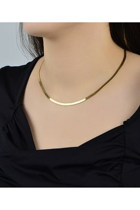 گردنبند طلا سبز زنانه 14 عیار kuyumcu nurettin - کد 874044188