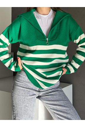 پلیور سبز زنانه رگولار Jose Clothing - کد 358481721