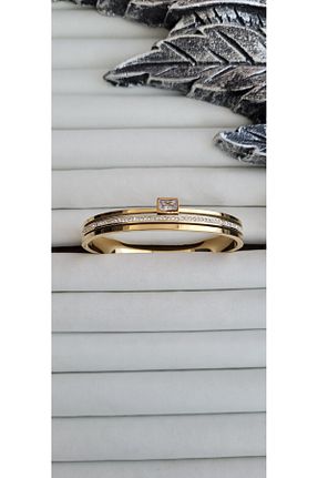 دستبند استیل (فولاد) طلائی زنانه استیل ضد زنگ YİĞİTKARANAKSESUAR - کد 874031286