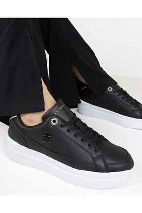 کفش اسنیکر مشکی زنانه بند دار Tommy Hilfiger - کد 874043684