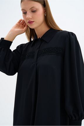 تونیک مشکی زنانه تریکو Aker - کد 766936880