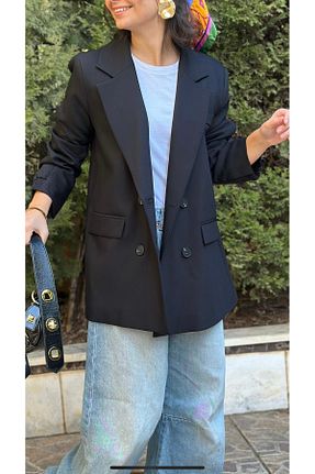 کت مشکی زنانه رگولار LaSorella Butik - کد 874052524