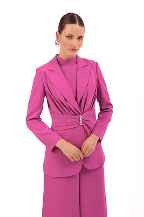 کت حجاب بنفش زنانه رگولار Aker - کد 768007135
