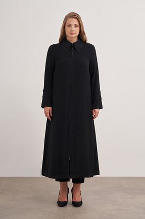 کلاه و ابایا مشکی زنانه پلی استر Aker - کد 852667182