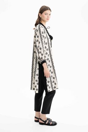 تونیک حجاب مشکی زنانه ویسکون Aker - کد 833477325